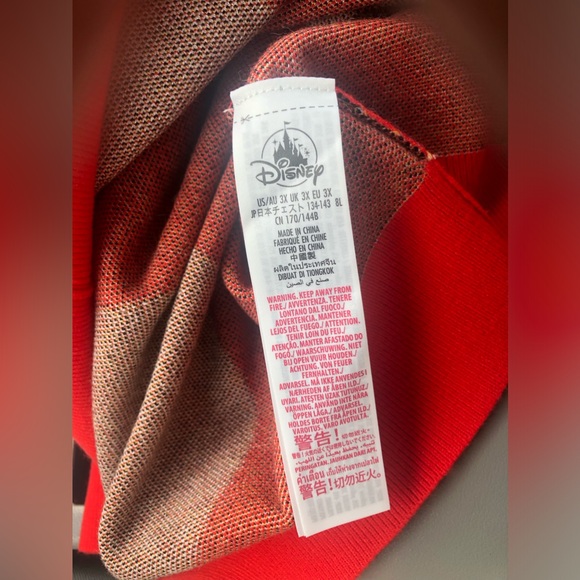 NWT Disney Minnie Mouse Red White Polka Dots Sweater Sweatshirt 3X - Picture 4 of 5